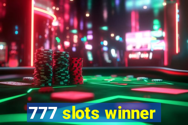 777 slots winner