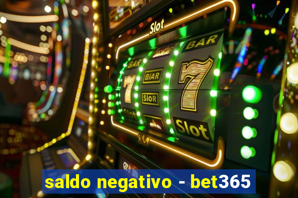 saldo negativo - bet365