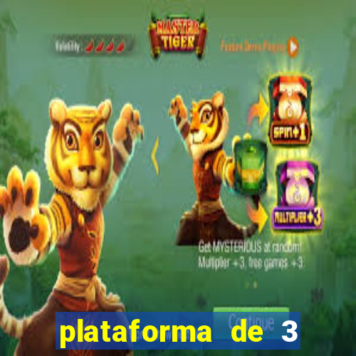 plataforma de 3 reais slots