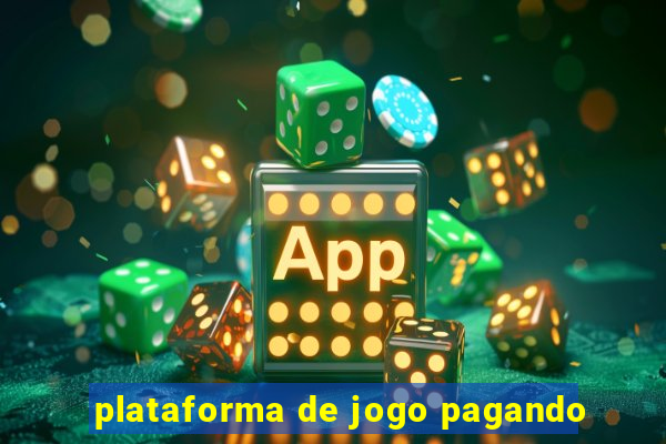 plataforma de jogo pagando