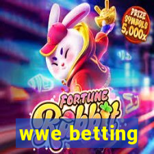 wwe betting