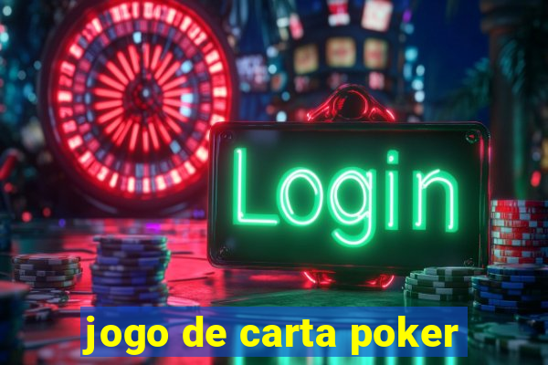 jogo de carta poker