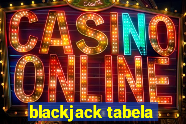 blackjack tabela