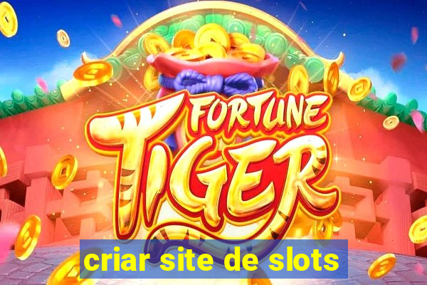 criar site de slots