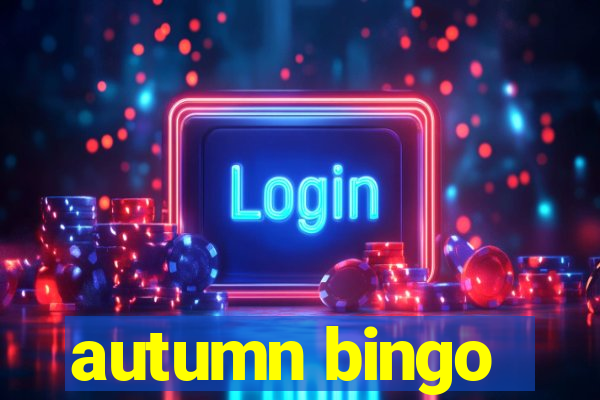 autumn bingo