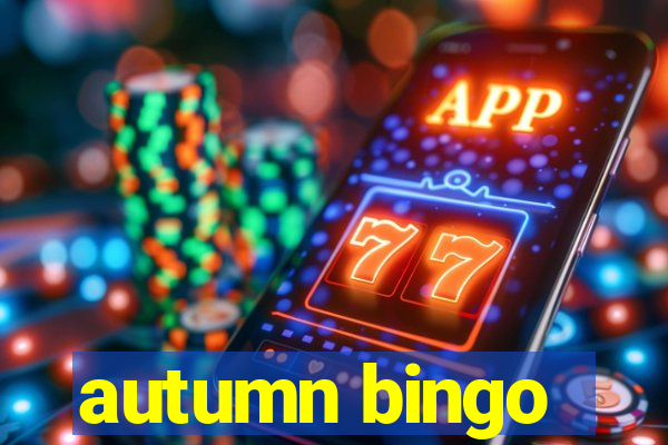 autumn bingo