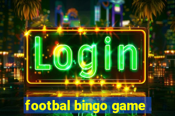 footbal bingo game