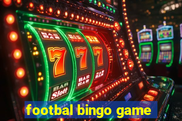 footbal bingo game