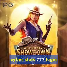 cyber slots 777 login