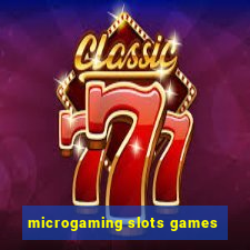 microgaming slots games