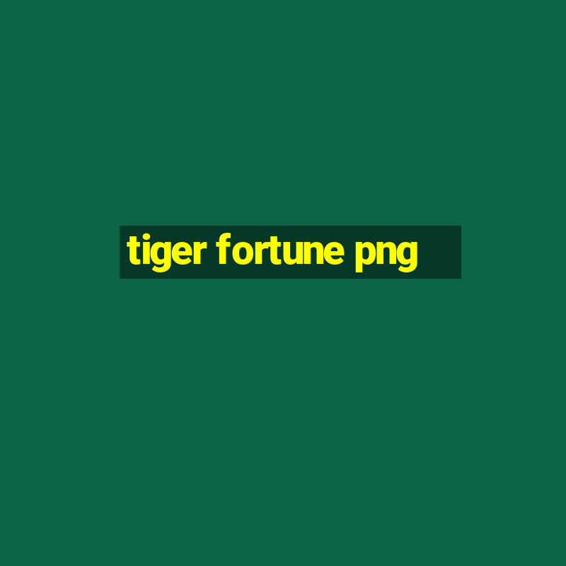 tiger fortune png