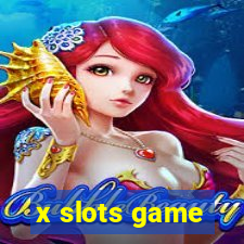 x slots game