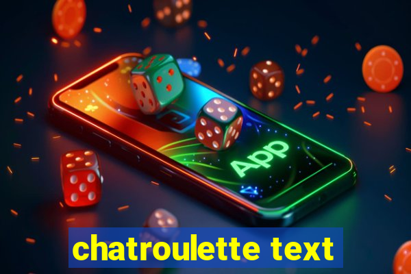 chatroulette text