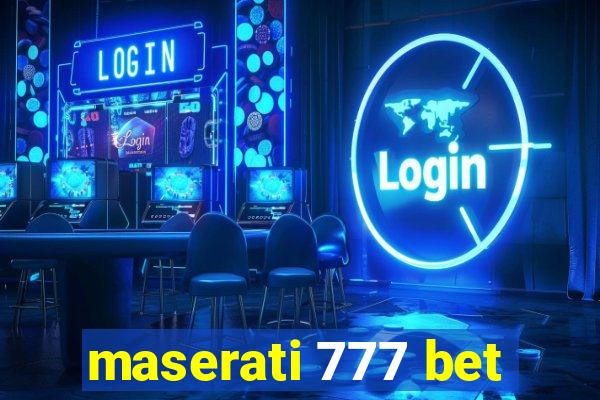 maserati 777 bet