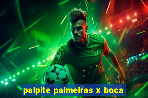 palpite palmeiras x boca