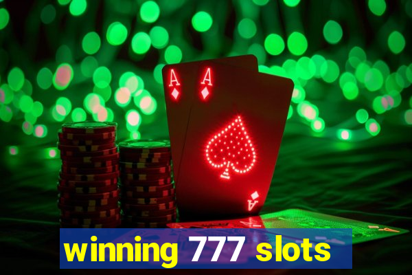 winning 777 slots