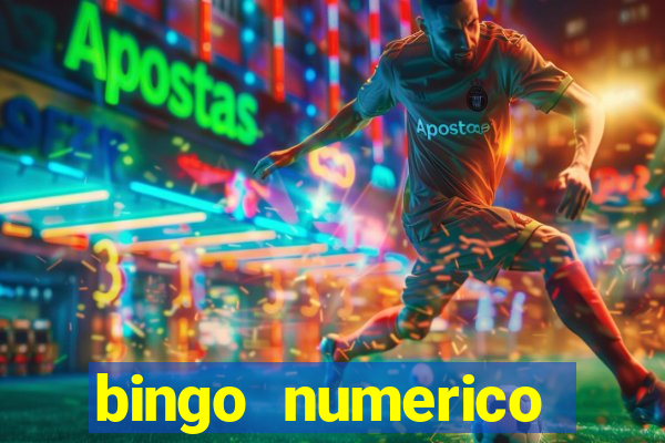 bingo numerico educa??o infantil