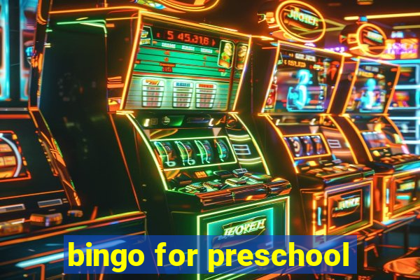 bingo for preschool