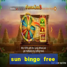 sun bingo free spins code