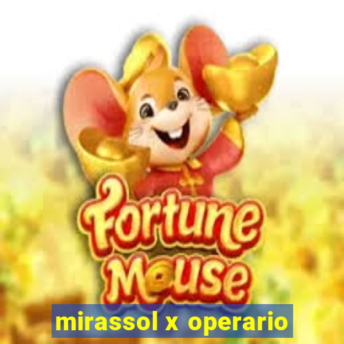 mirassol x operario