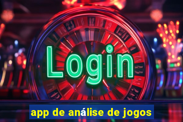 app de análise de jogos