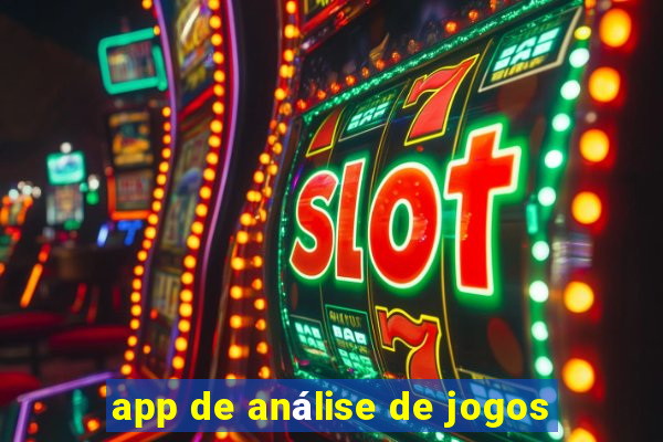 app de análise de jogos