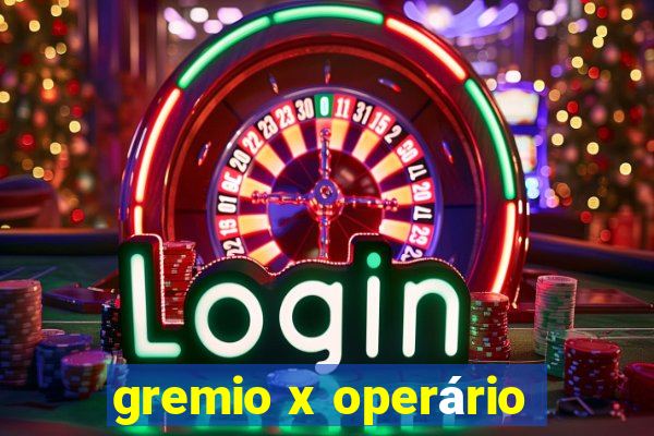 gremio x operário