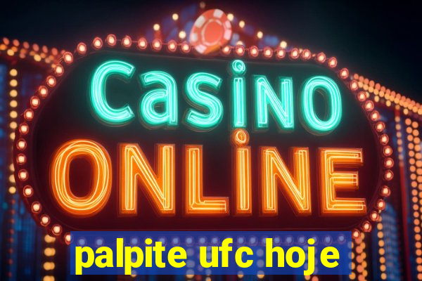 palpite ufc hoje