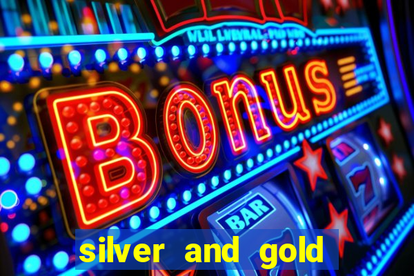 silver and gold slot machine