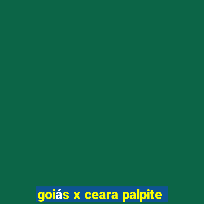 goiás x ceara palpite