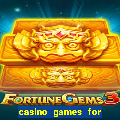 casino games for real cash