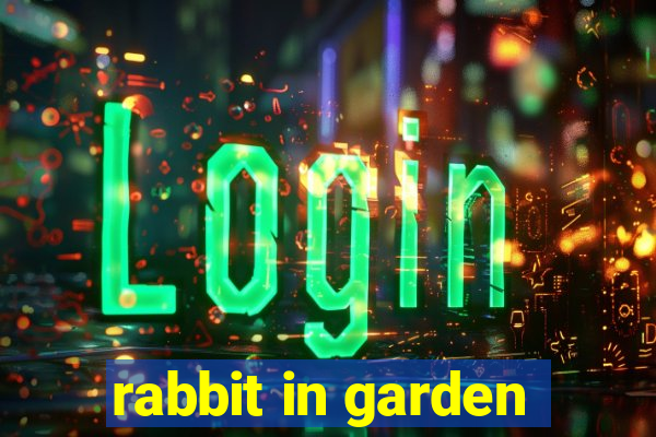 rabbit in garden