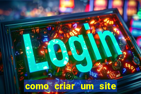 como criar um site de jogos