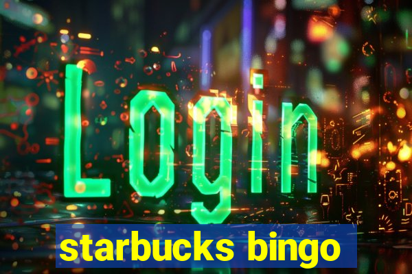 starbucks bingo