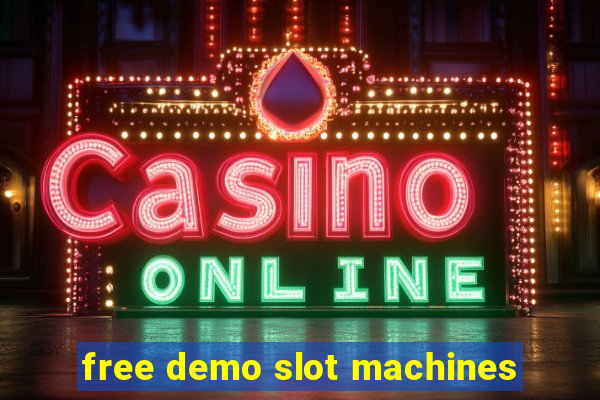 free demo slot machines