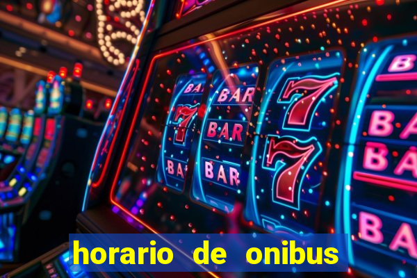 horario de onibus passaro marrom