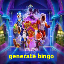 generate bingo