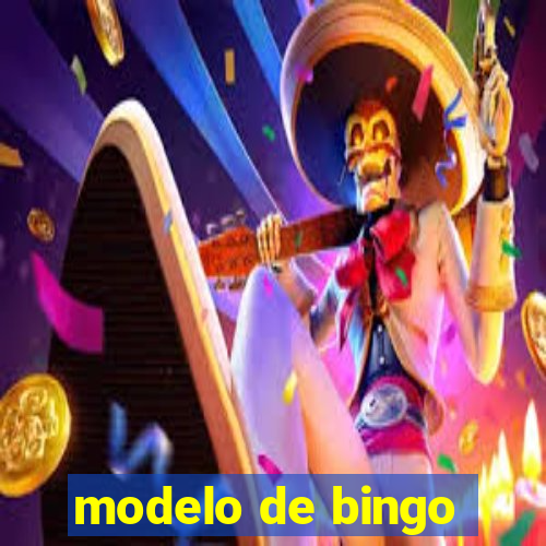 modelo de bingo