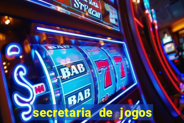 secretaria de jogos e apostas