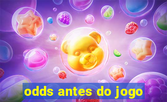 odds antes do jogo