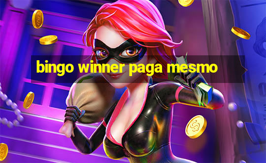 bingo winner paga mesmo