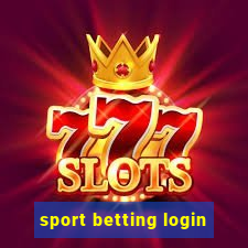 sport betting login