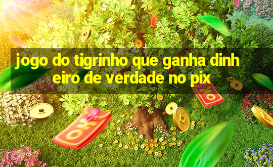 jogo do tigrinho que ganha dinheiro de verdade no pix