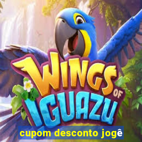 cupom desconto jogê