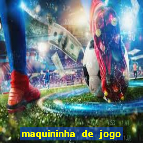 maquininha de jogo de futebol