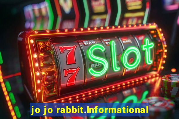 jo jo rabbit.Informational