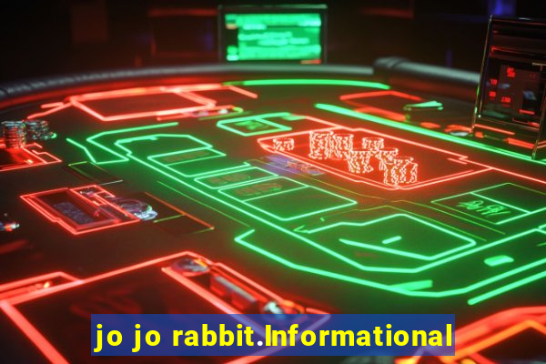 jo jo rabbit.Informational