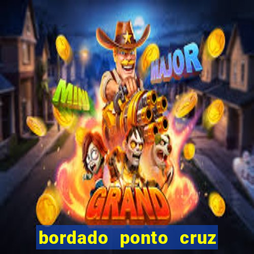 bordado ponto cruz do corinthians