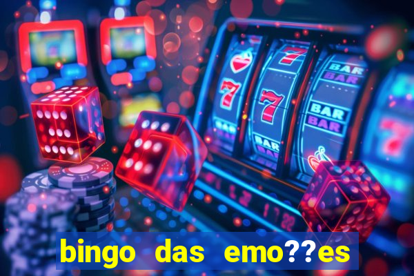 bingo das emo??es com palavras