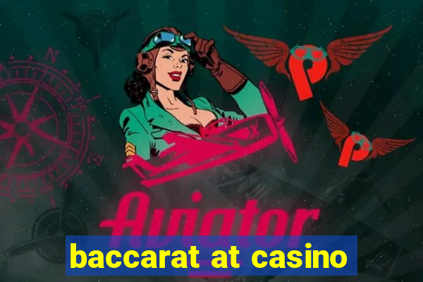 baccarat at casino